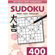 Sudoku: mellan, svårt, extra svårt. Det bästa från Tankesport 