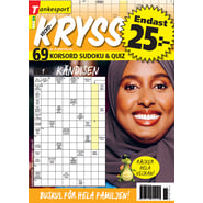 Veckokryss nr 15-25