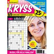 Veckokryss nr 28-25
