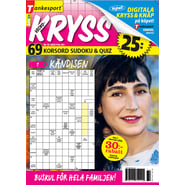 Veckokryss nr 32-25