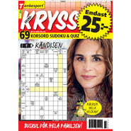 Veckokryss nr 43-25