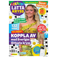 Lekande L&auml;tta kryss nr 2604