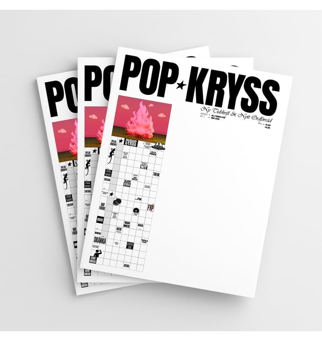 Pop Kryss nr 2602