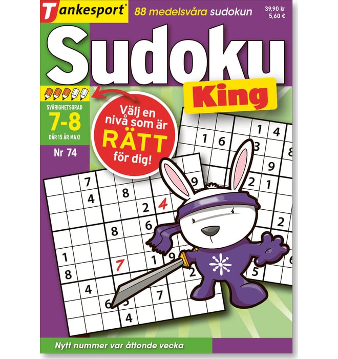 SUDOKU KING nr 74 SUDOKU KING nr 74