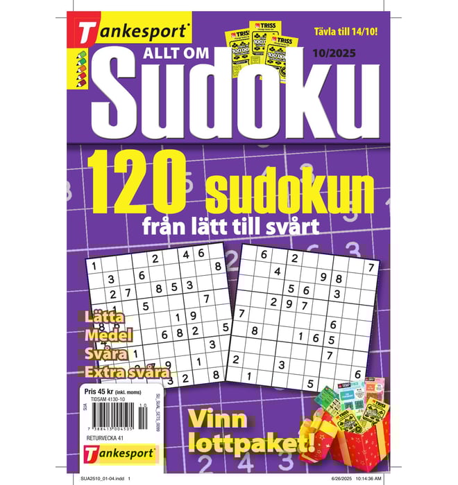 Allt om Sudoku nr 2510