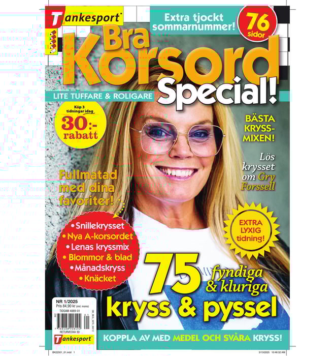Bra Korsord Special nr 2501 Bra Korsord Special nr 2501