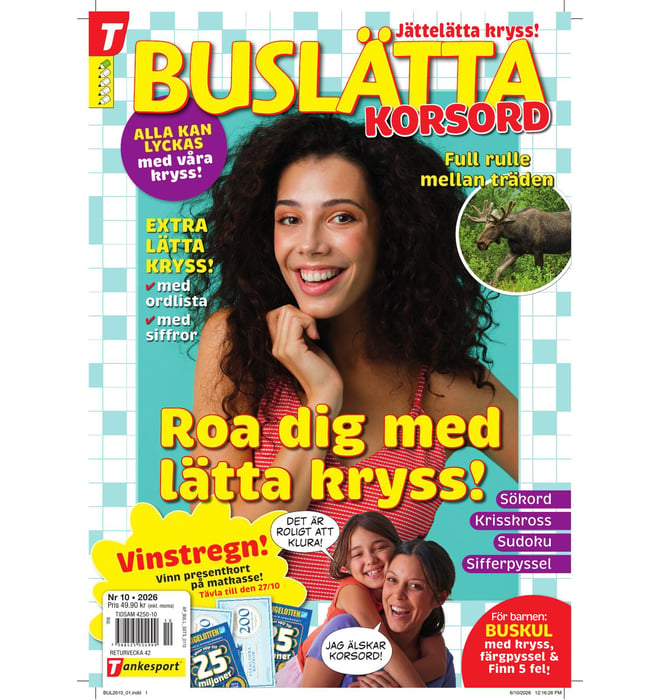 Buslätta korsord