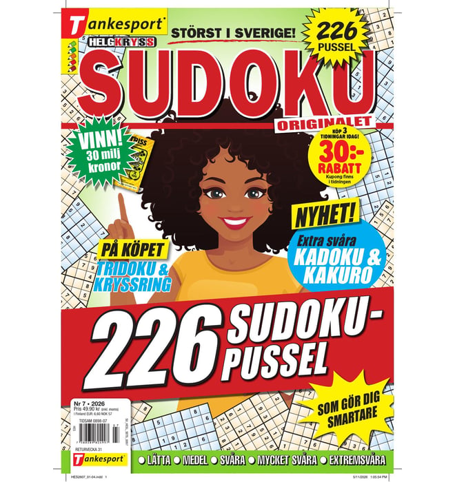 Helgkryss Sudoku