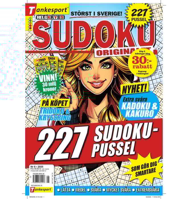 Helgkryss Sudoku