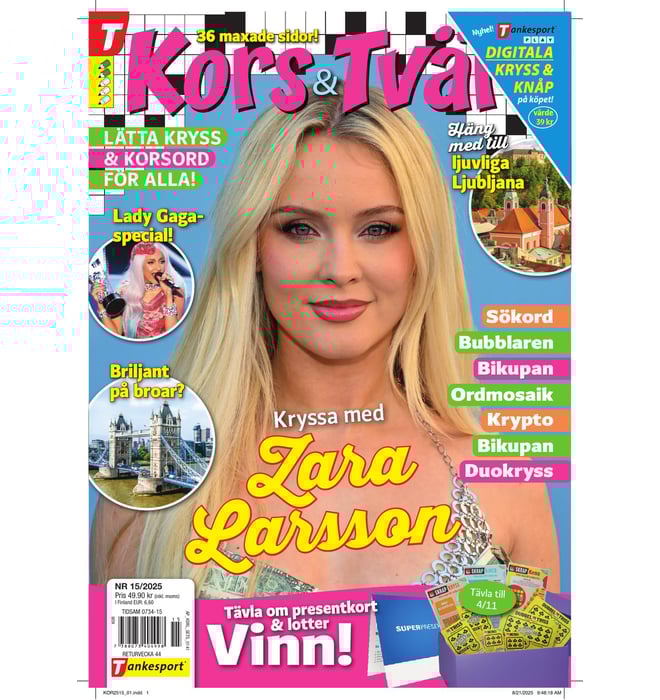Kors & Tvärs nr 2515 Kors & Tvärs nr 2515