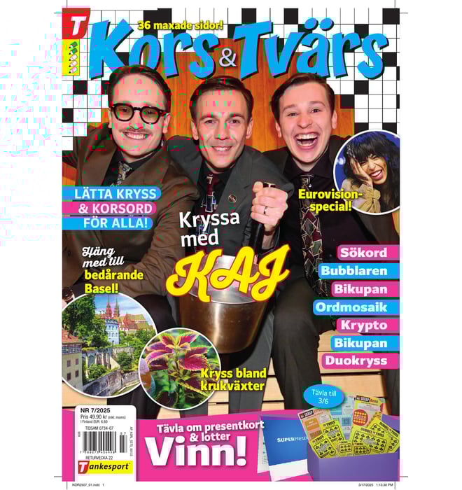 Kors & Tvärs nr 2507 Kors & Tvärs nr 2507