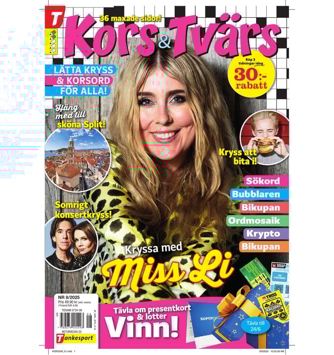 Kors & Tvärs nr 2508 Kors & Tvärs nr 2508