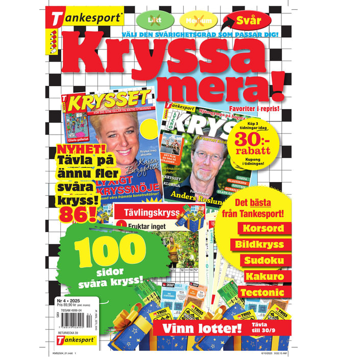 Kryssa mera Svår Kryssa mera Svår