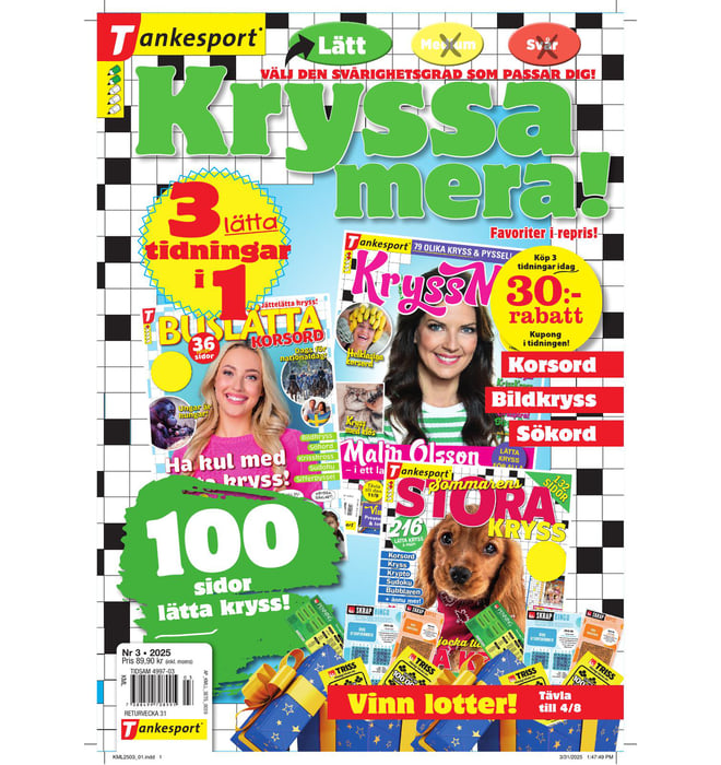Kryssa mera Lätt nr 2503 Kryssa mera Lätt nr 2503