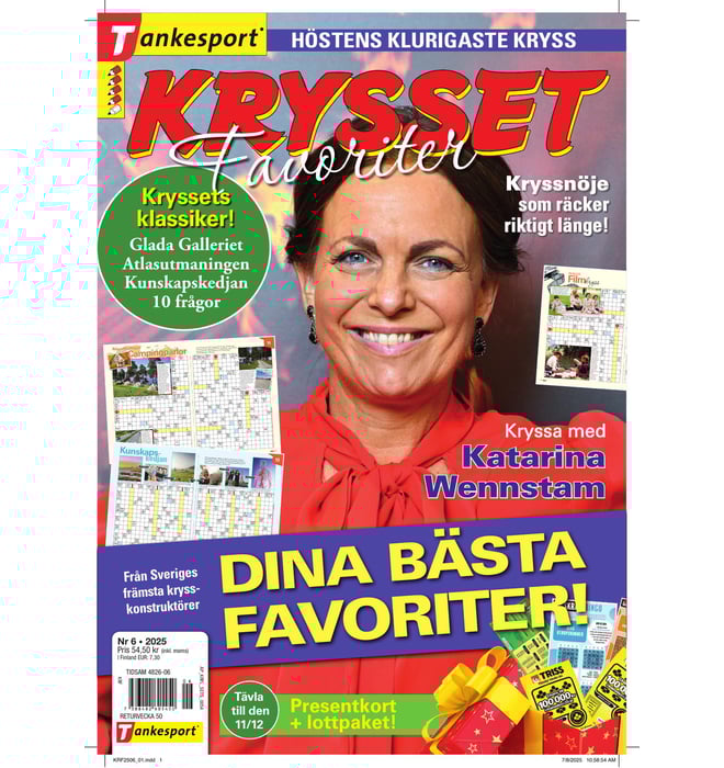 Krysset favoriter nr 2506 Krysset favoriter nr 2506