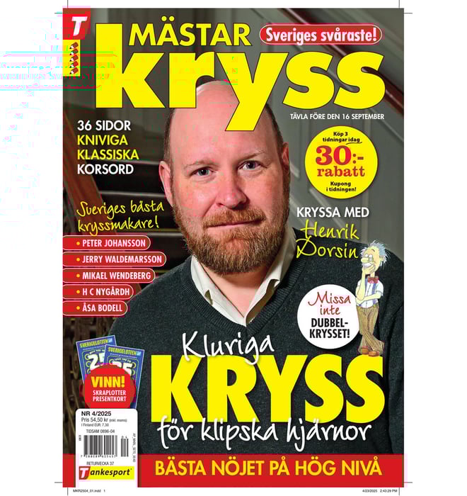 Mästarkryss nr 2504 Mästarkryss nr 2504