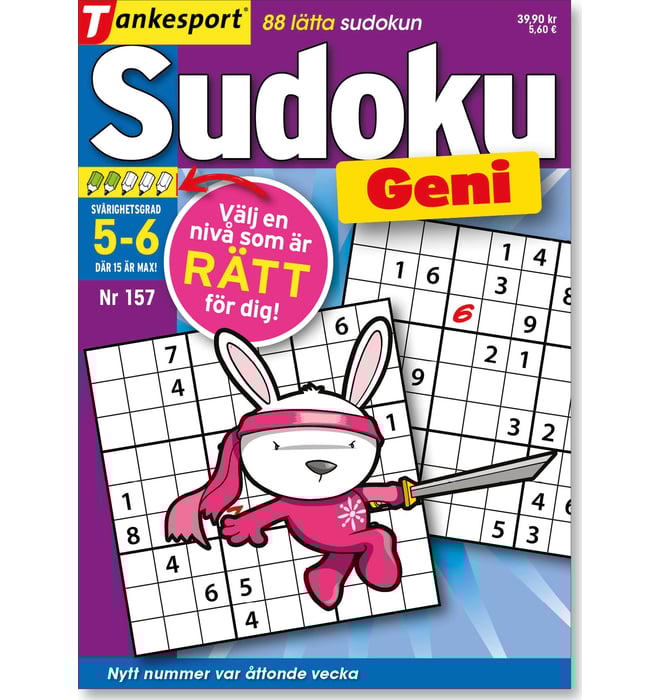 SUDOKU GENI nr 157 SUDOKU GENI nr 157