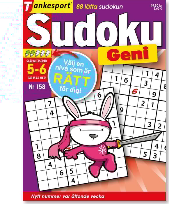 SUDOKU GENI nr 158 SUDOKU GENI nr 158