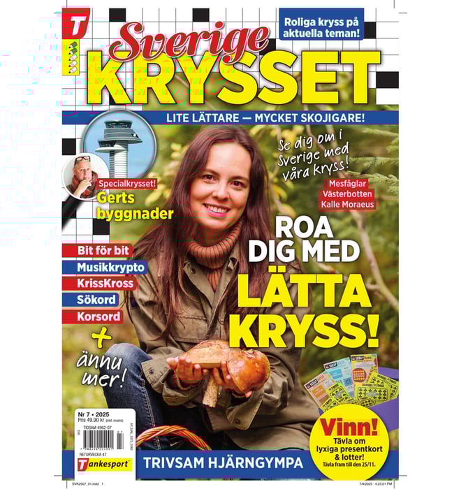 Sverigekrysset nr 2507 Sverigekrysset nr 2507