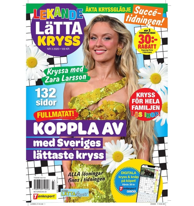 Lekande Lätta kryss nr 2604