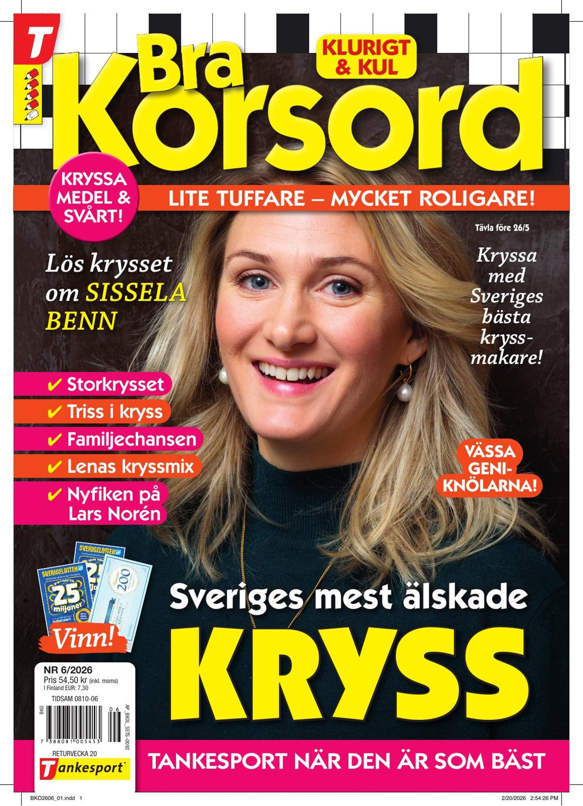 Bra Korsord nr 2606