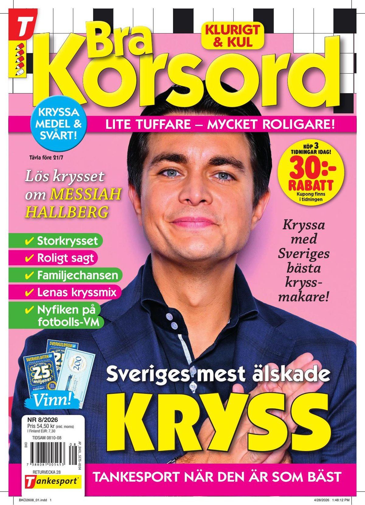 Bra Korsord nr 2608