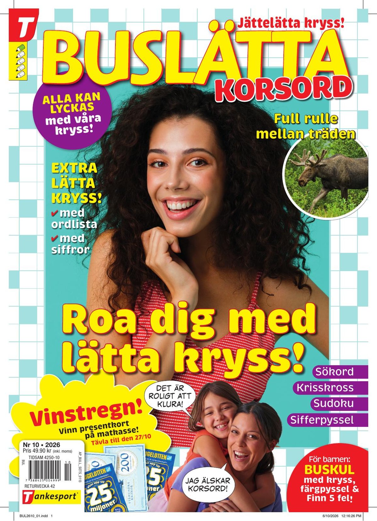 Buslätta korsord nr 2610