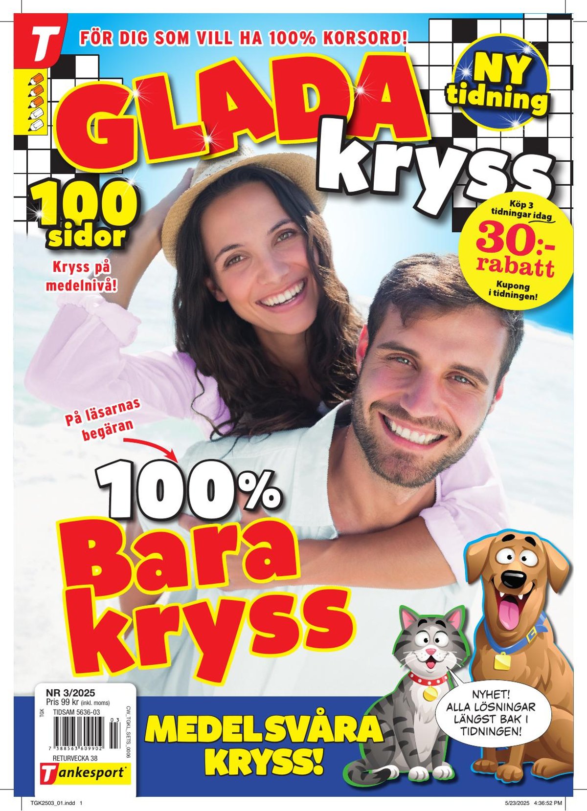 Glada Kryss nr 2503