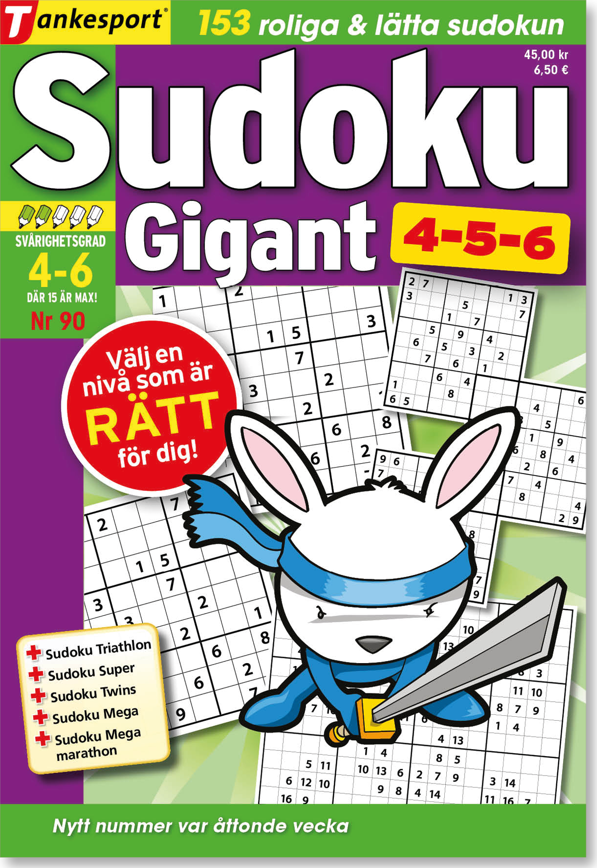 Sudoku Gigant 4-5-6 nr 90