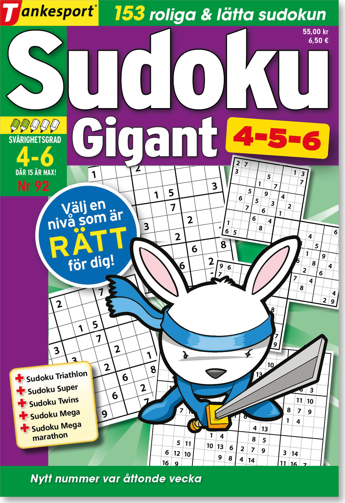 Sudoku Gigant 4-5-6 nr 92