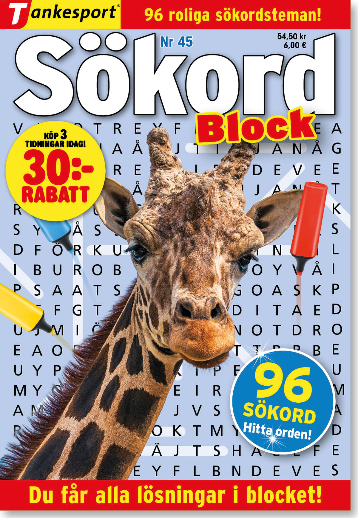Sökordsblock nr 45