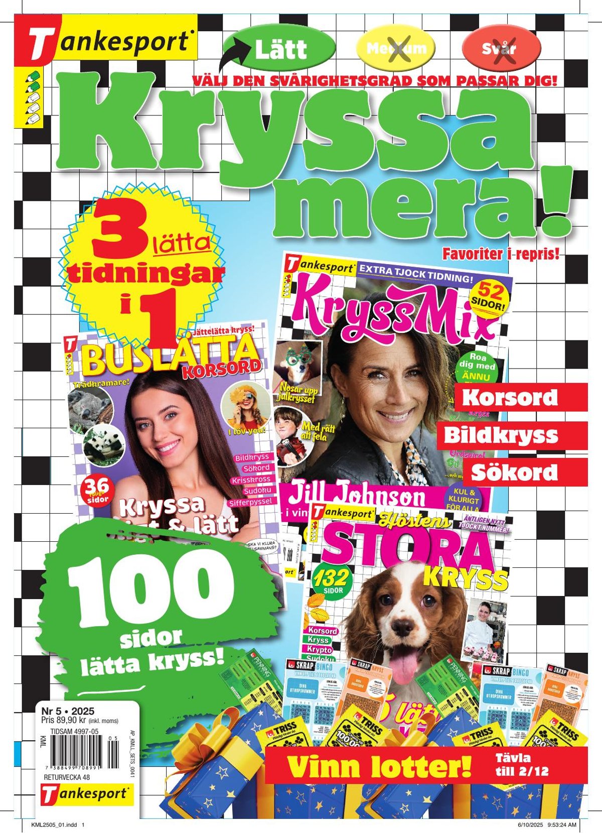 Kryssa mera Lätt nr 2505