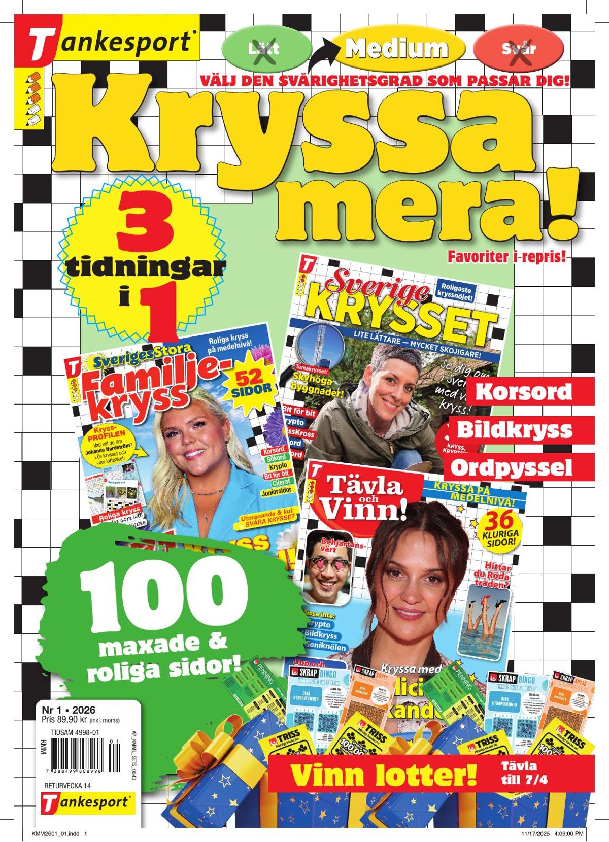 Kryssa mera Medium nr 1