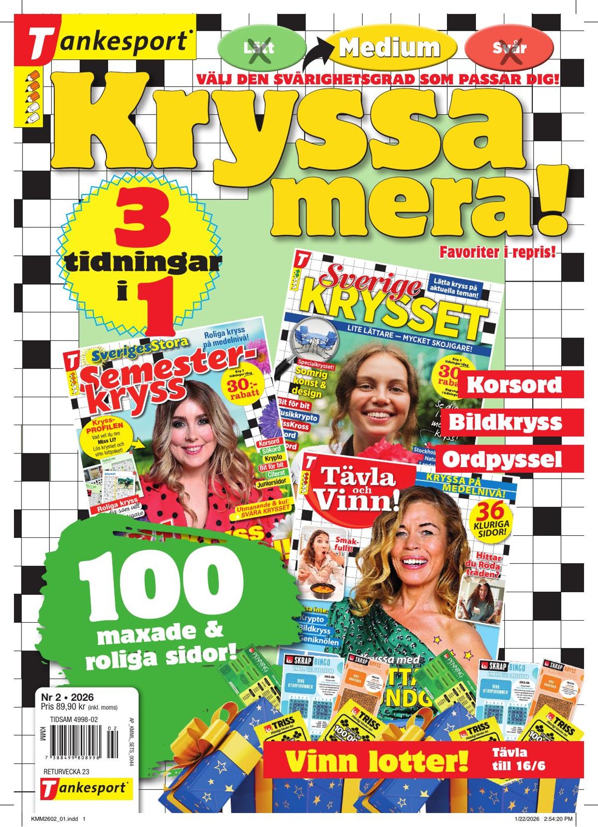 Kryssa mera Medium nr 2602