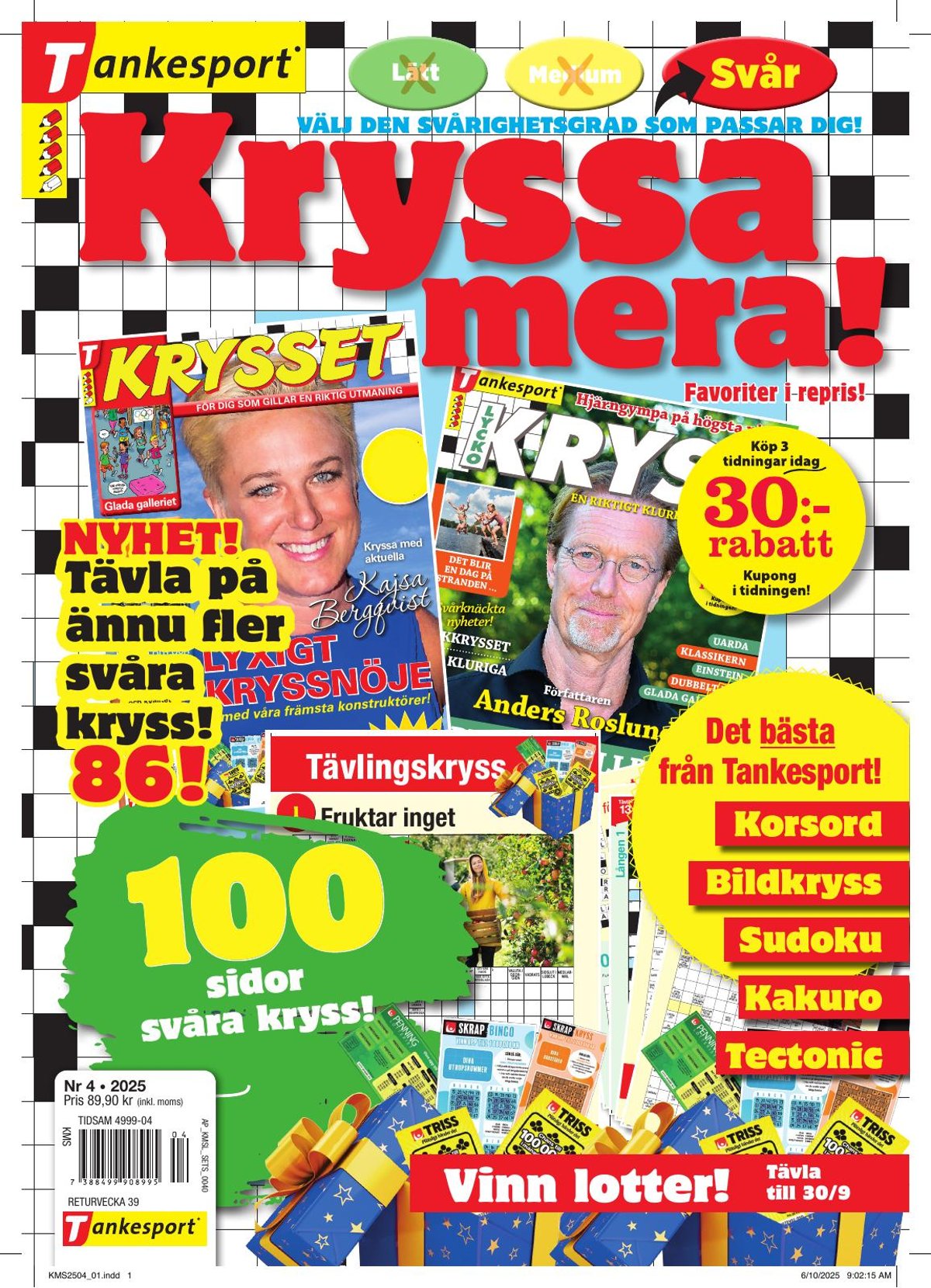Kryssa mera Svår nr 2504