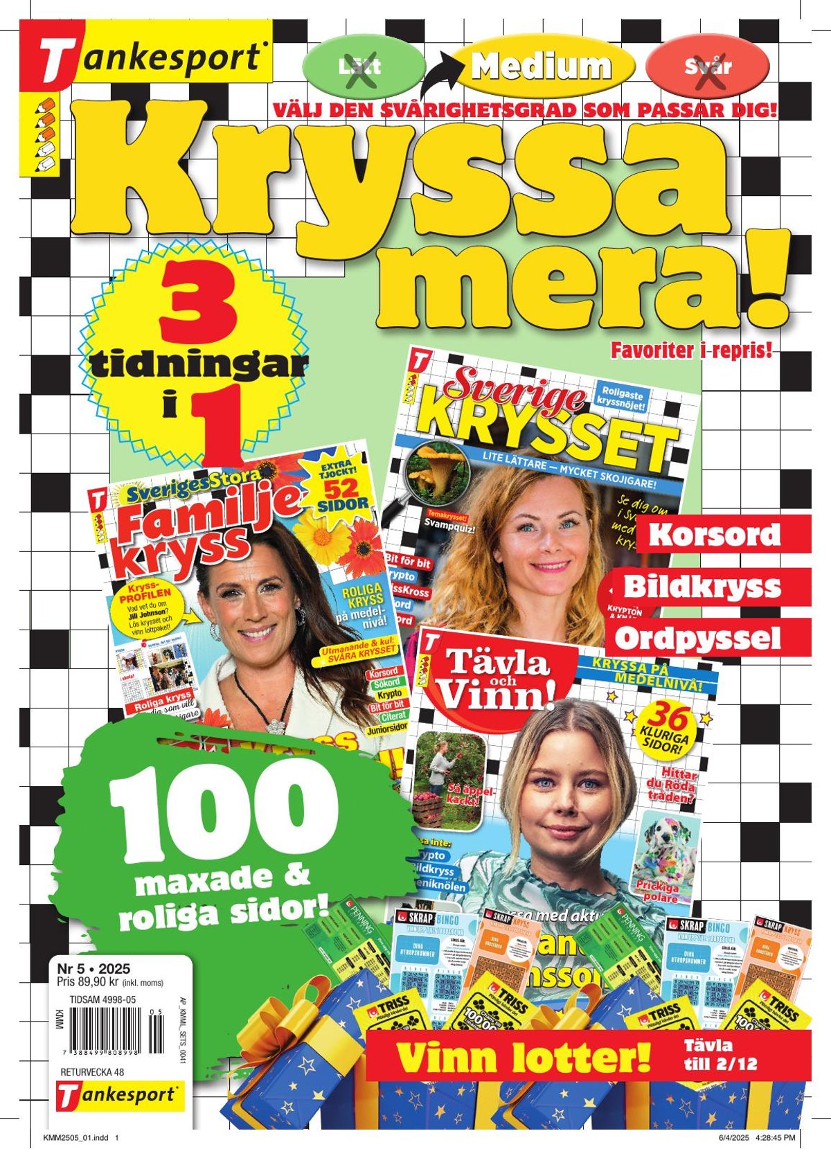 Kryssa mera Medium nr 2505