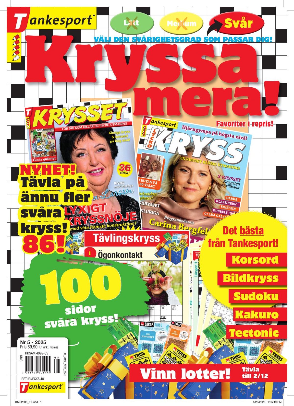Kryssa mera Svår nr 2505