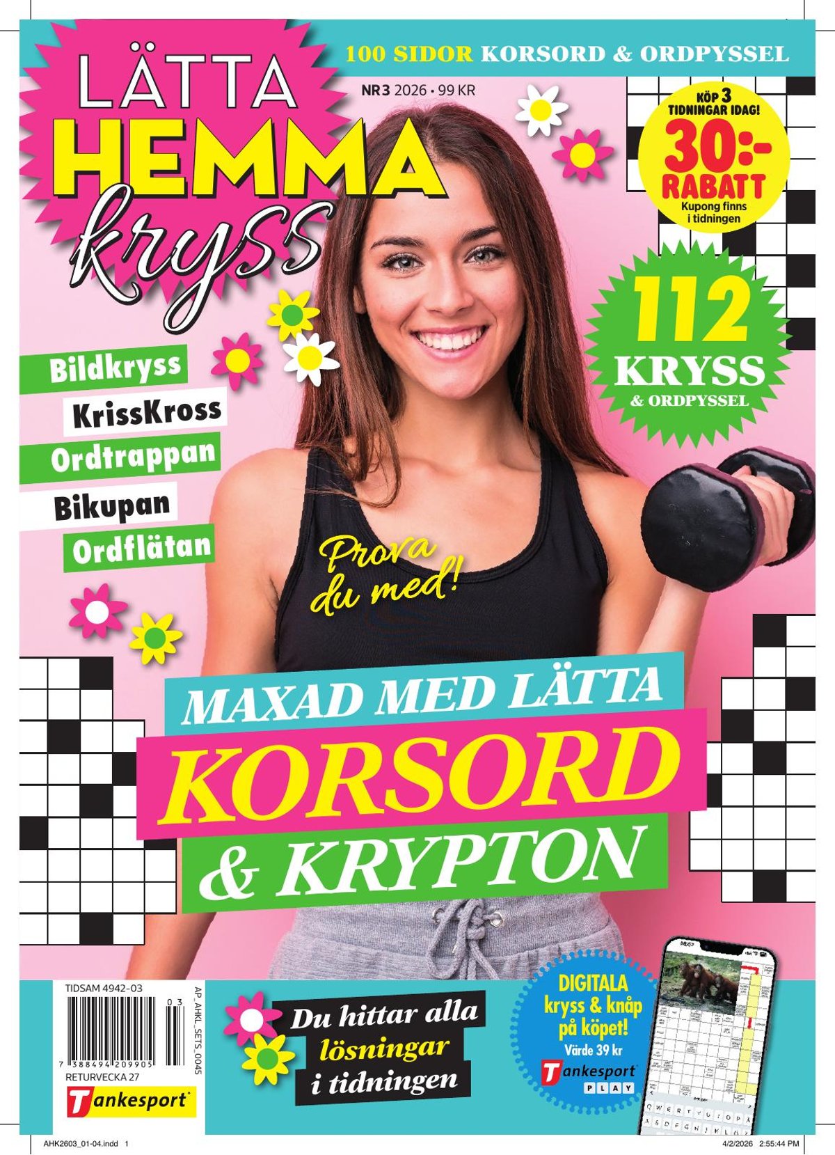 Hemmakryss nr 2603