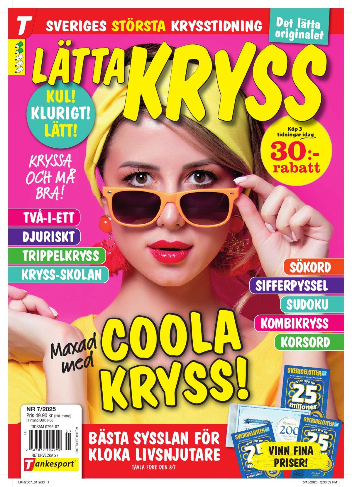 Lätta Kryss nr 2507