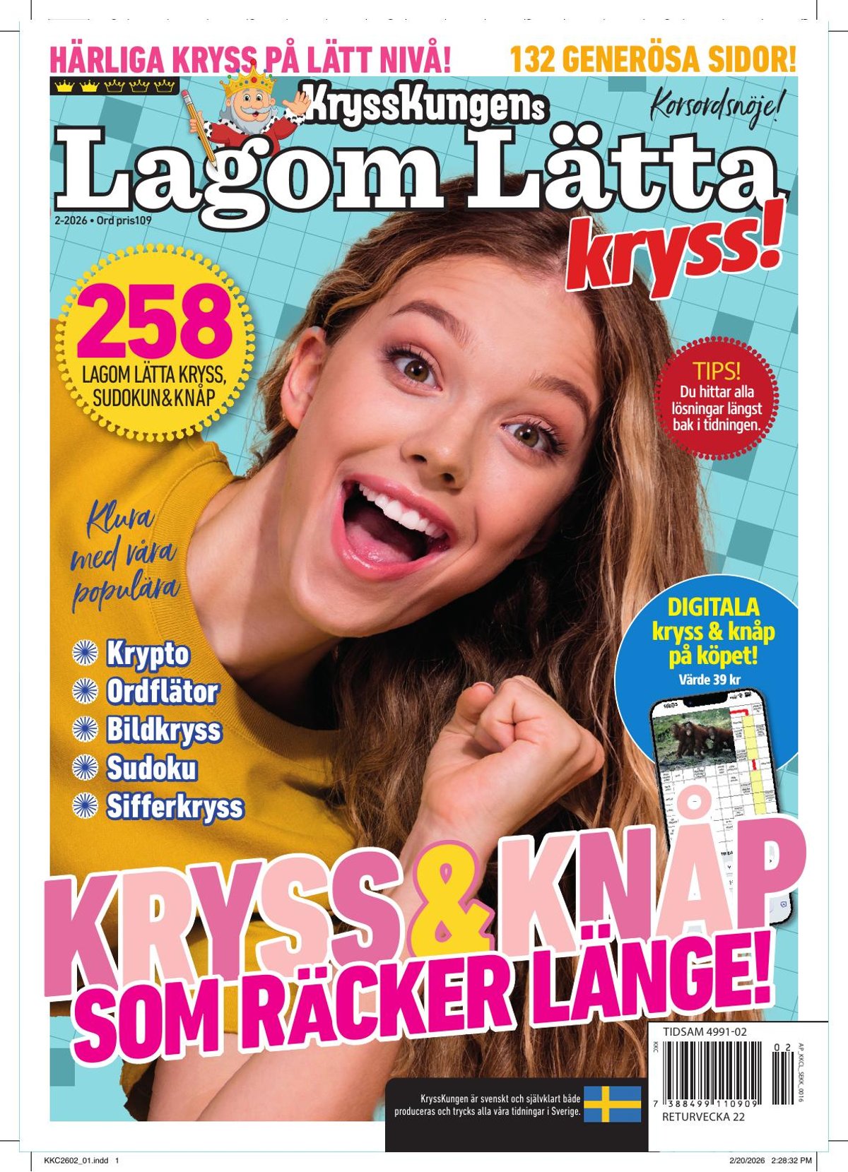 Lagom Lätta Kryss nr 2602