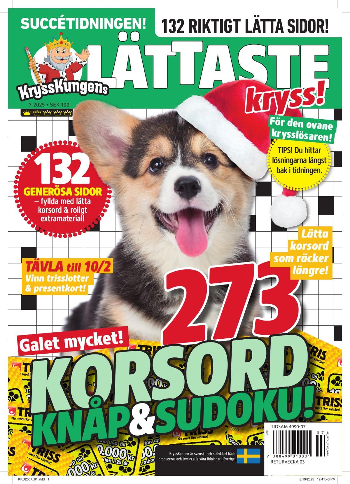 Lättaste Kryss nr 2507