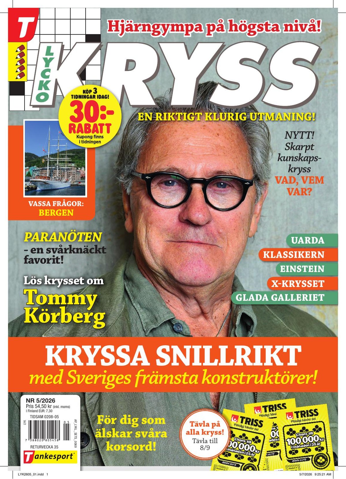 Lycko-Kryss nr 2605