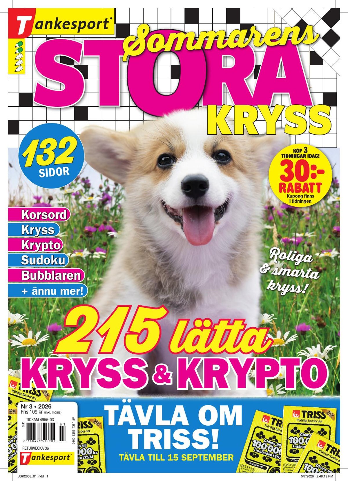 Stora Kryss nr 2603