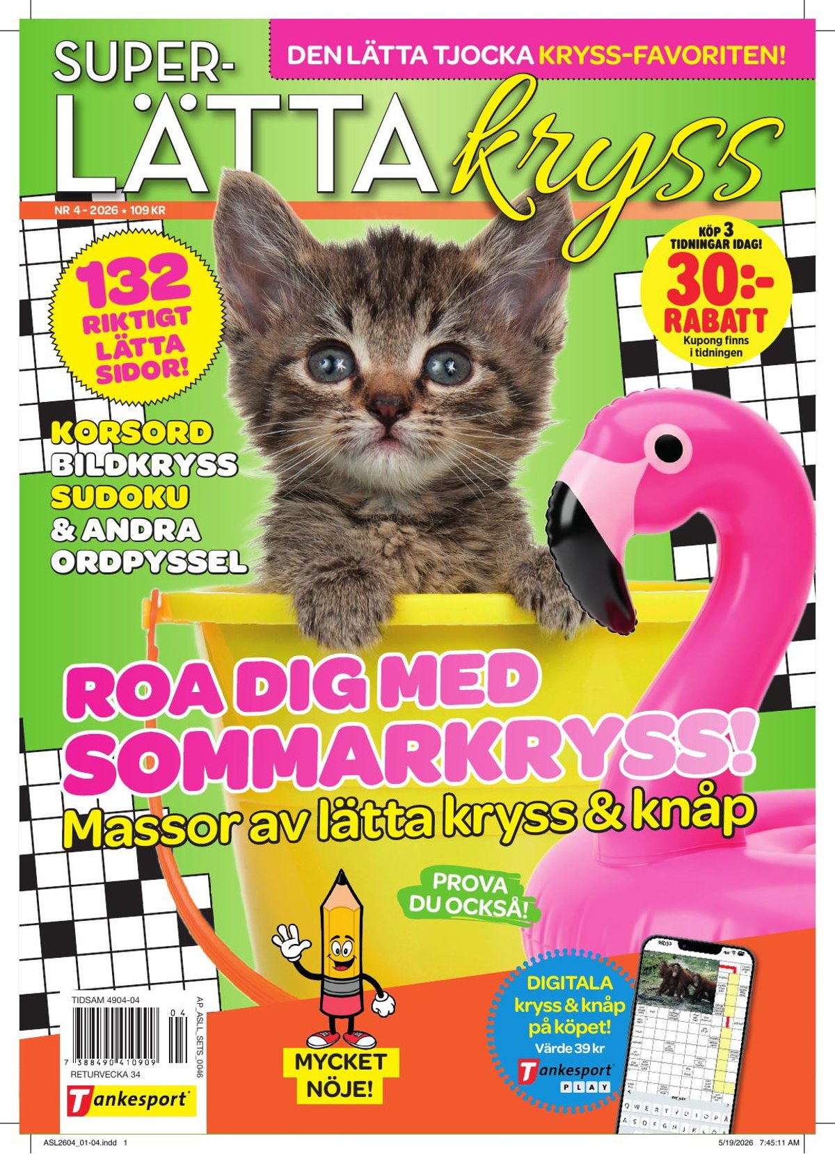 SuperLätta Kryss nr 2604