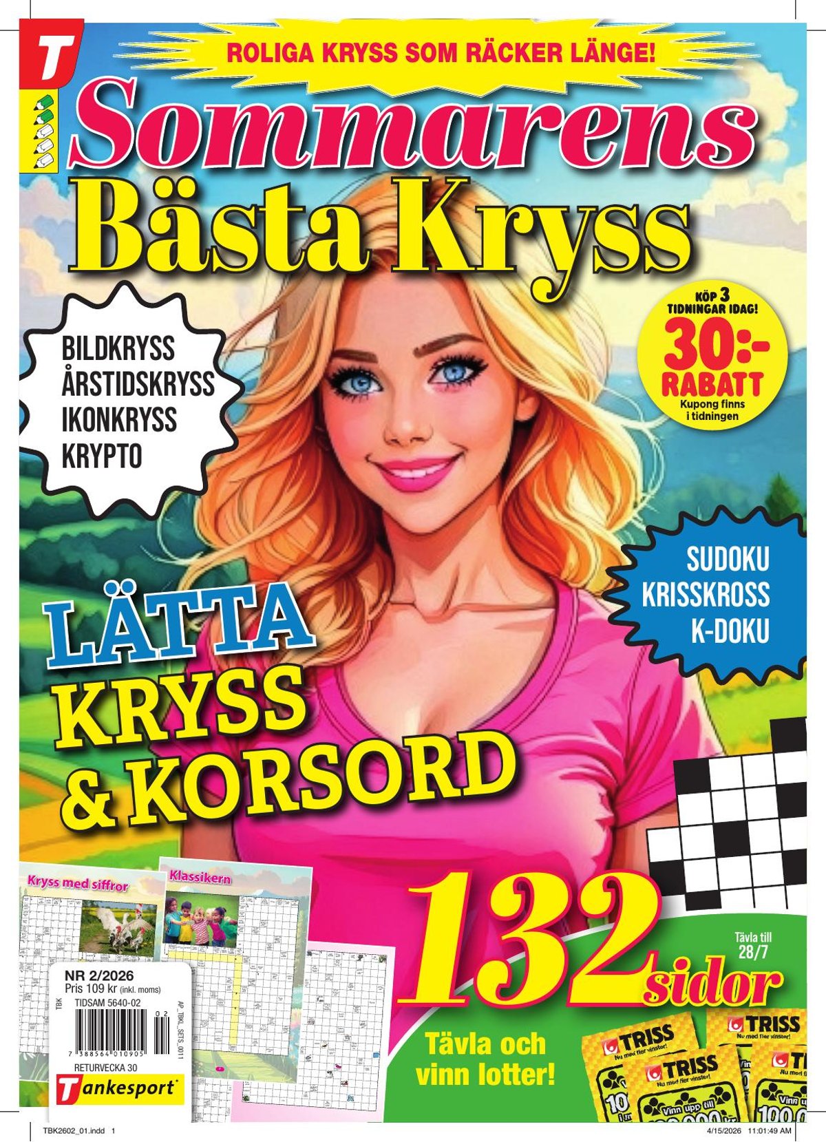 Tankesports Bästa Kryss nr 2602