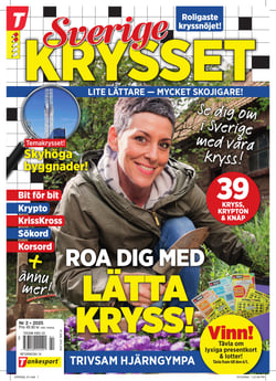 Sverigekrysset nr 2-25