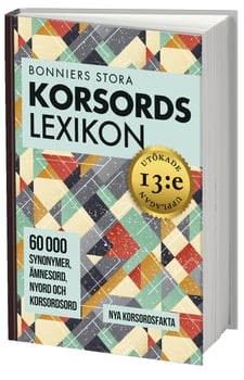 Bonniers Stora Korsordslexikon 13:e upplagan
