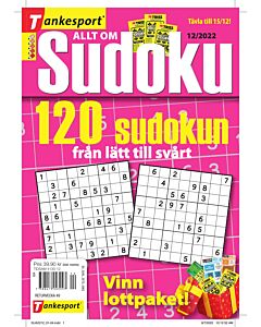 Allt om Sudoku - nr 12