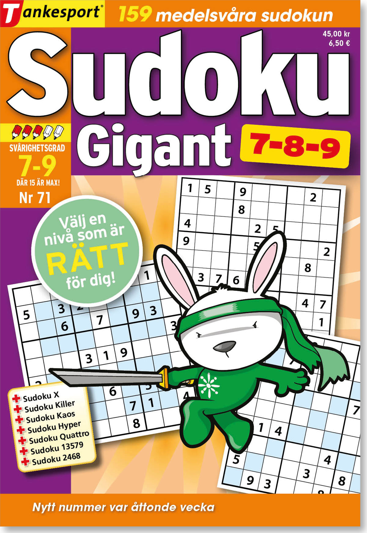 Sudoku Gigant 7-8-9 - nr 71