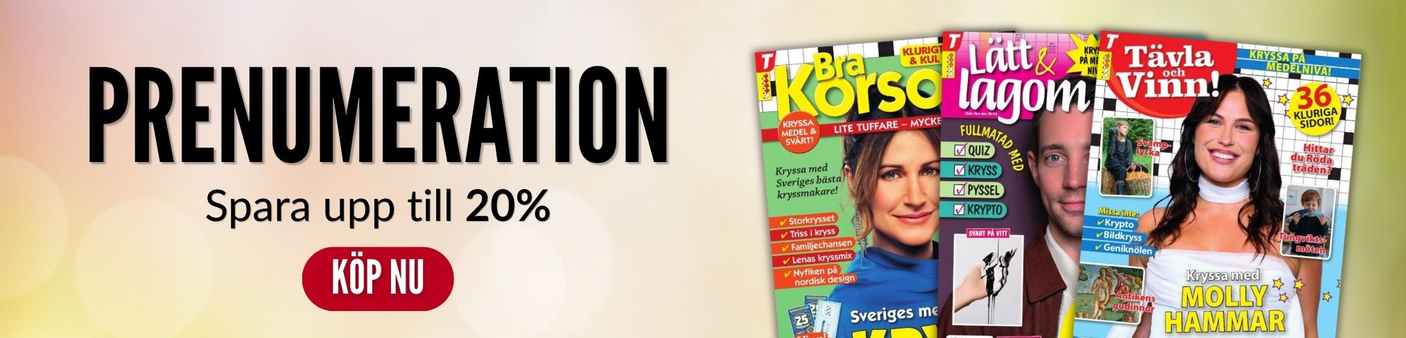 Prenumeration | Tankesport Prenumeration | Tankesport
